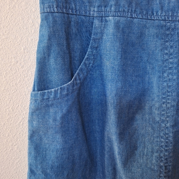 We The Free Womens Denim Studded Strapless Mini Dress. SIZE 6 - Picture 4 of 6